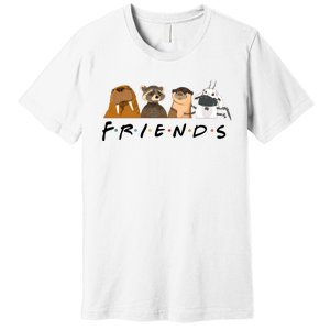 Friends Lylla Teefs Floor Rocket And Friends Cute Matching Guardian Premium T-Shirt