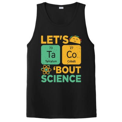 Funny Lets Tacos Bout Scienceshirt Scientist Teacher PosiCharge Competitor Tank