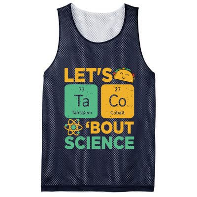 Funny Lets Tacos Bout Scienceshirt Scientist Teacher Mesh Reversible Basketball Jersey Tank