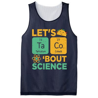 Funny Lets Tacos Bout Scienceshirt Scientist Teacher Mesh Reversible Basketball Jersey Tank