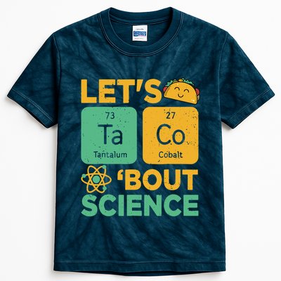 Funny Lets Tacos Bout Scienceshirt Scientist Teacher Kids Tie-Dye T-Shirt