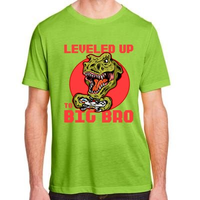 Funny Leveled Up To Big Bro Gamer Gaming Lovers Brother Great Gift Adult ChromaSoft Performance T-Shirt