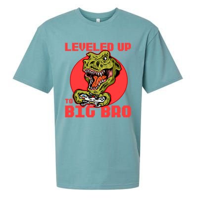 Funny Leveled Up To Big Bro Gamer Gaming Lovers Brother Great Gift Sueded Cloud Jersey T-Shirt