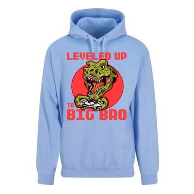 Funny Leveled Up To Big Bro Gamer Gaming Lovers Brother Great Gift Unisex Surf Hoodie