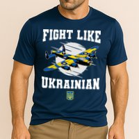 Fight Like Ukrainian I Stand With Ukraine Support Cooling Performance Crew T-Shirt