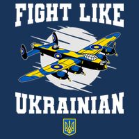 Fight Like Ukrainian I Stand With Ukraine Support Sustainable Bucket Hat