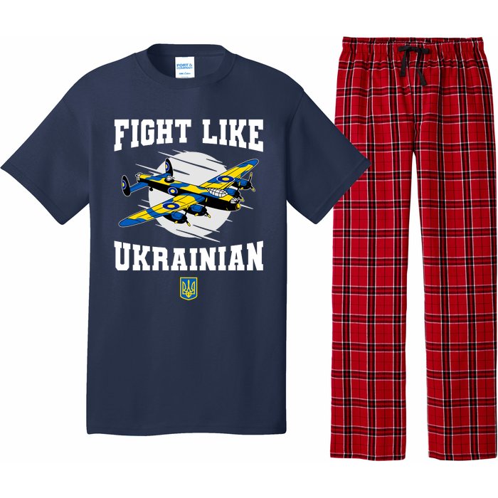 Fight Like Ukrainian I Stand With Ukraine Support Pajama Set