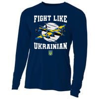 Fight Like Ukrainian I Stand With Ukraine Support Cooling Performance Long Sleeve Crew