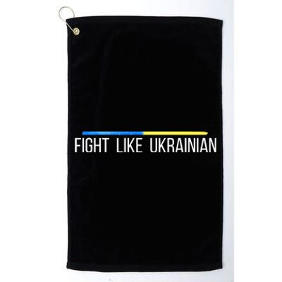 Fight Like Ukrainian Platinum Collection Golf Towel