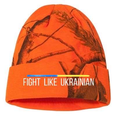 Fight Like Ukrainian Kati Licensed 12" Camo Beanie