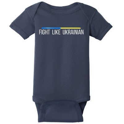 Fight Like Ukrainian Baby Bodysuit