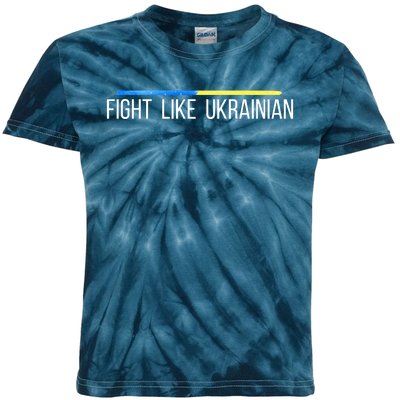 Fight Like Ukrainian Kids Tie-Dye T-Shirt