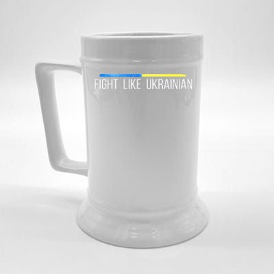 Fight Like Ukrainian Beer Stein