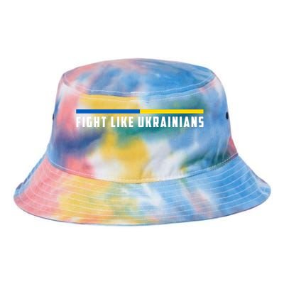 Fight Like Ukrainians Tie Dye Newport Bucket Hat