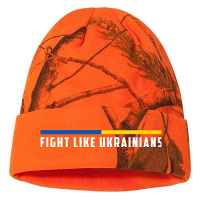 Fight Like Ukrainians Kati Licensed 12" Camo Beanie