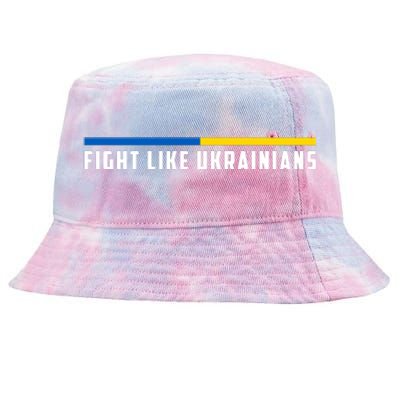 Fight Like Ukrainians Tie-Dyed Bucket Hat