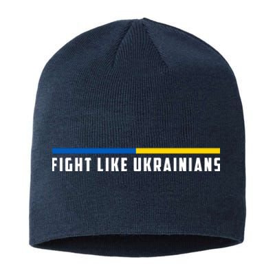 Fight Like Ukrainians Sustainable Beanie