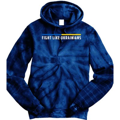 Fight Like Ukrainians Tie Dye Hoodie