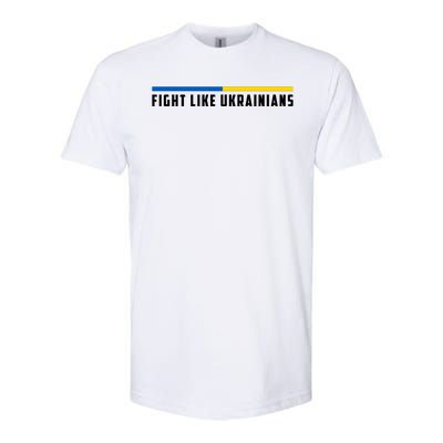 Fight Like Ukrainians Softstyle® CVC T-Shirt