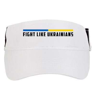 Fight Like Ukrainians Adult Drive Performance Visor