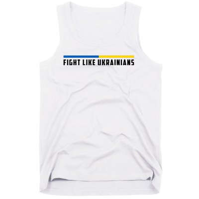 Fight Like Ukrainians Tank Top