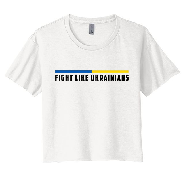 Fight Like Ukrainians Crop Top