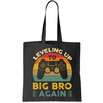 Funny Leveling Up To Big Bro Again Vintage Big Brother Again Bag