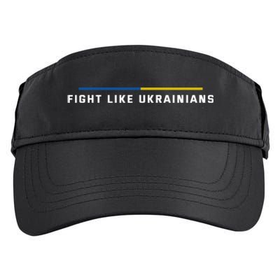 Fight Like Ukrainians Adult Drive Performance Visor