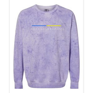 Fight Like Ukrainians Ukraine Ukrainian Colorblast Crewneck Sweatshirt