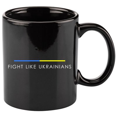 Fight Like Ukrainians Ukraine Ukrainian 11oz C Handle Ceramic Mug