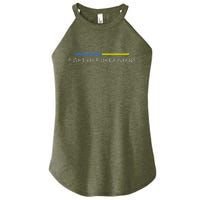 Fight Like Ukrainians Ukraine Ukrainian Women's Perfect Tri Rocker Tank