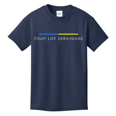 Fight Like Ukrainians Ukraine Ukrainian Kids T-Shirt