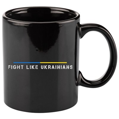 Official Fight Like Ukrainians 11oz C Handle Ceramic Mug