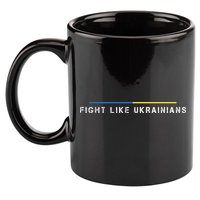 Official Fight Like Ukrainians 11oz C Handle Ceramic Mug