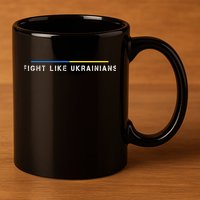 Official Fight Like Ukrainians 11oz C Handle Ceramic Mug