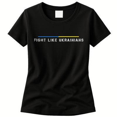 Official Fight Like Ukrainians Womens T-Shirt
