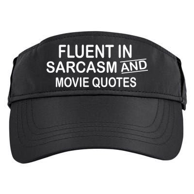 Fluent In Sarcasm And Movie Quotes Adult Drive Performance Visor