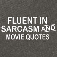 Fluent In Sarcasm And Movie Quotes Cotton Canvas Backpack