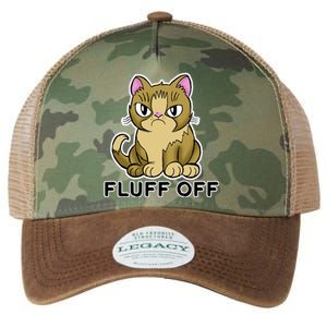 Fluff Off Funny Cat Legacy Tie Dye Trucker Hat