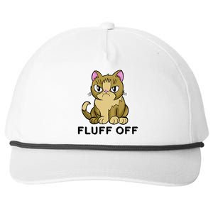 Fluff Off Funny Cat Snapback Five-Panel Rope Hat