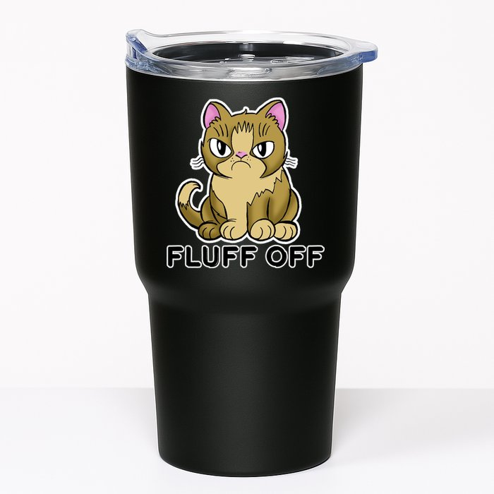 Fluff Off Funny Cat Tumbler
