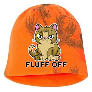 Fluff Off Funny Cat Kati - Camo Knit Beanie