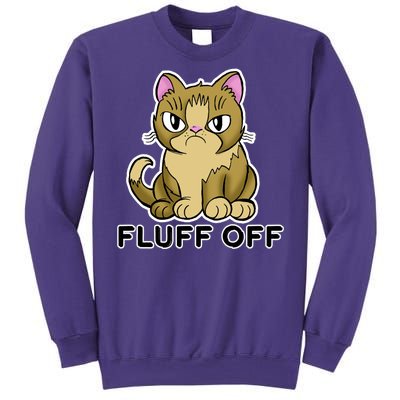 Fluff Off Funny Cat Sweatshirt