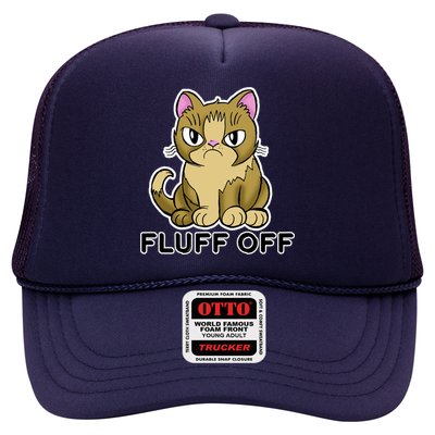 Fluff Off Funny Cat Trucker Hat