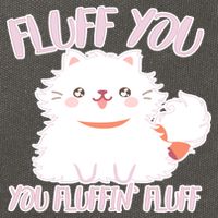 Fluff You You Fluffin Fluff Cotton Canvas Backpack