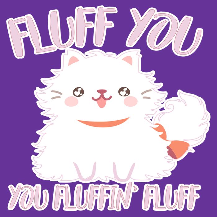 Fluff You You Fluffin Fluff Womens T-Shirt