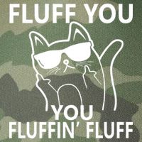 Fluff You You Fluffin' Fluff Funny Cat Legacy Tie Dye Trucker Hat