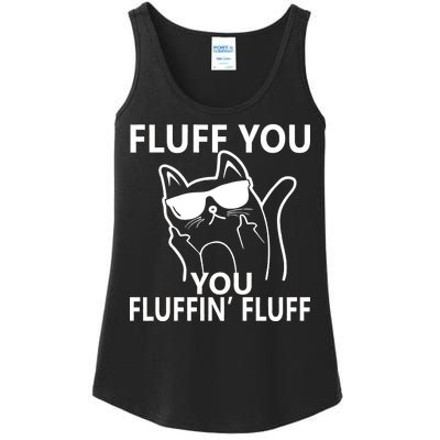 Fluff You You Fluffin' Fluff Funny Cat Ladies Essential Tank