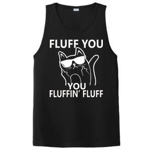 Fluff You You Fluffin' Fluff Funny Cat PosiCharge Competitor Tank