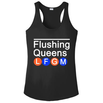 Flushing Queens LFGM Ladies PosiCharge Competitor Racerback Tank